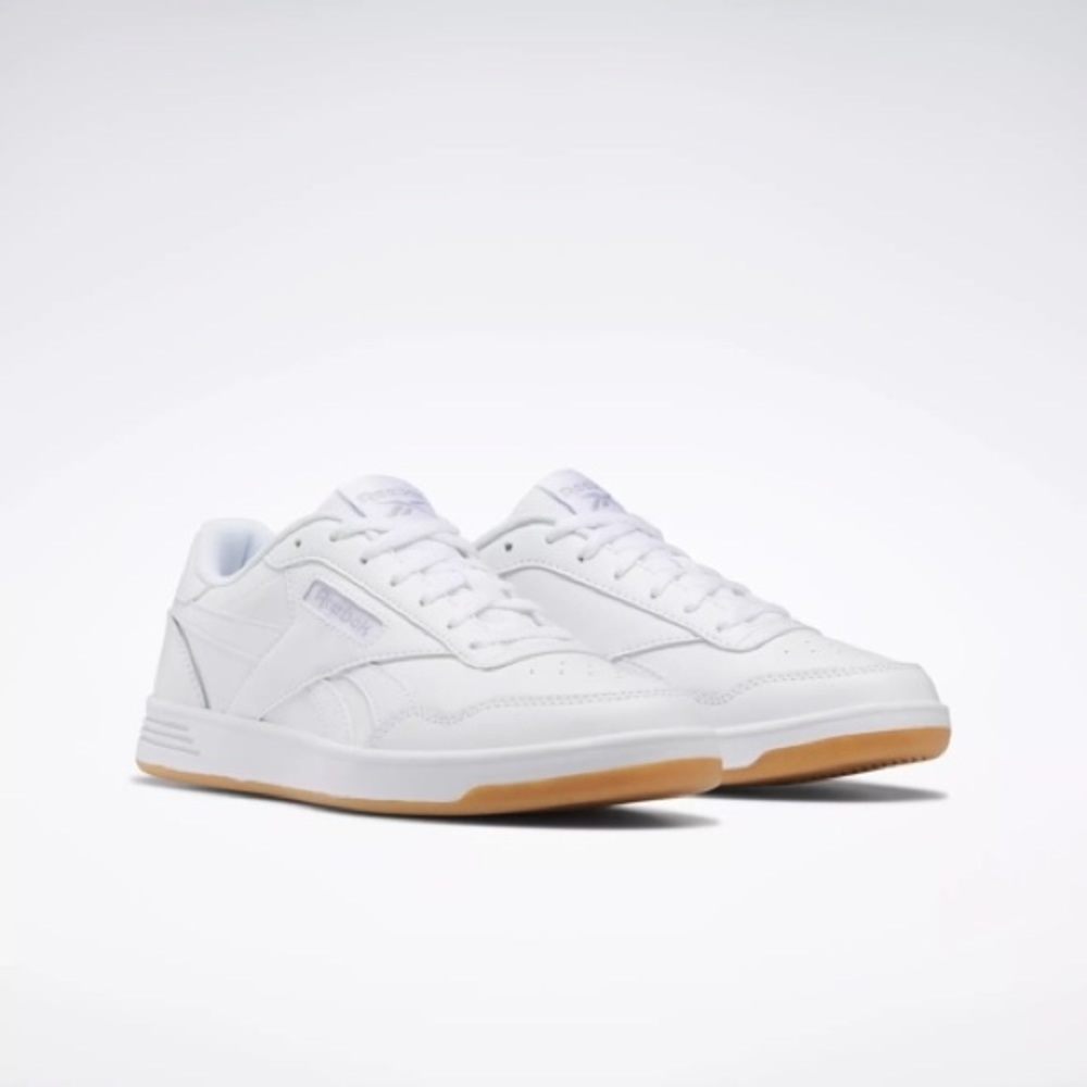 White Reebok Court Advance Shoes